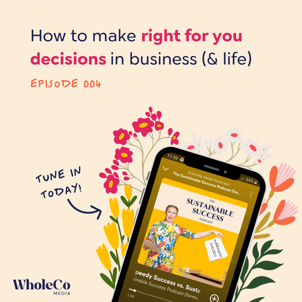 How to make right for you decisions in business (& life) cover art