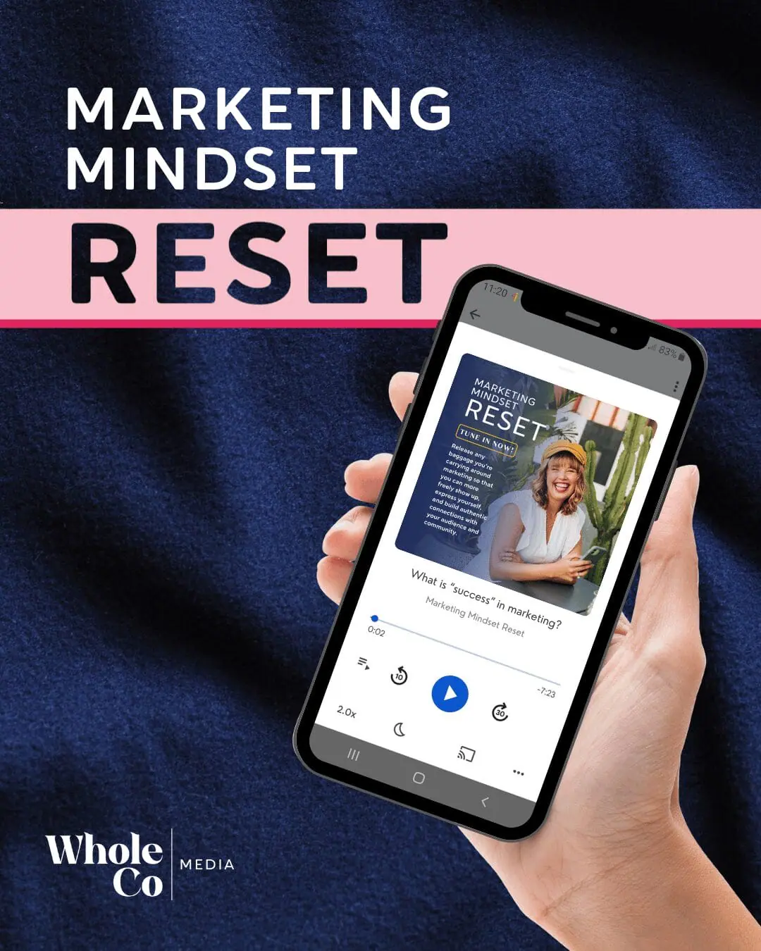 Marketing Mindset Reset — Tall Graphic - WholeCo Media